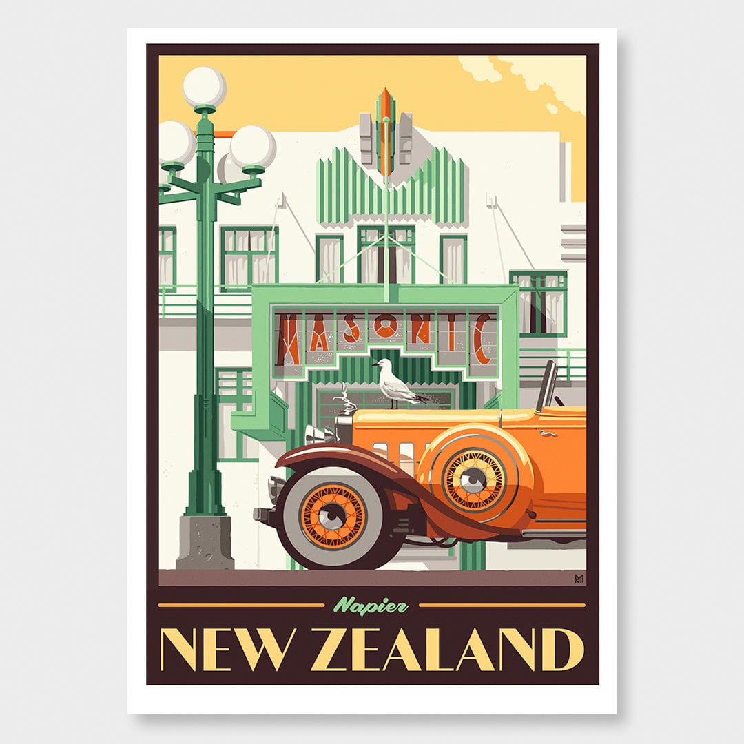 Napier Art Print by Ross Murray