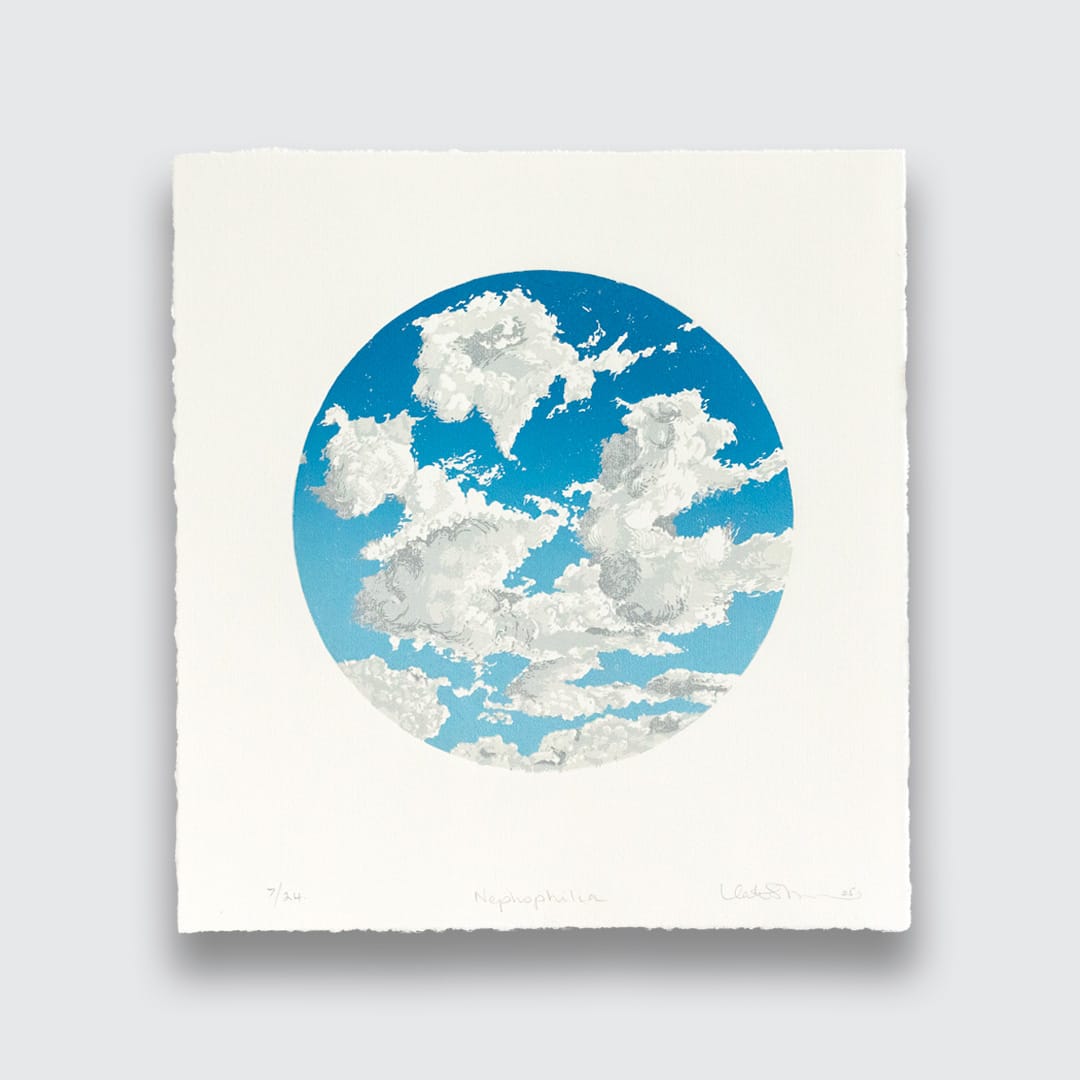 Nephophilia - Linocut Reduction Print