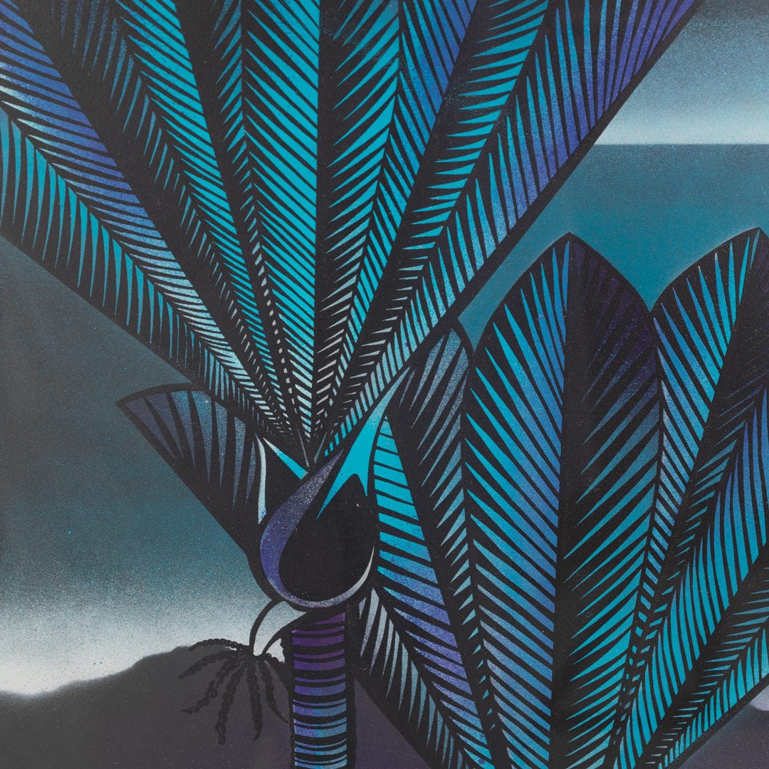 Night Nikau Original Artwork by Daniel Tippett