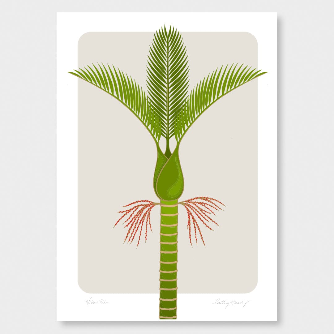 Nikau Art Print by Cathy Hansby