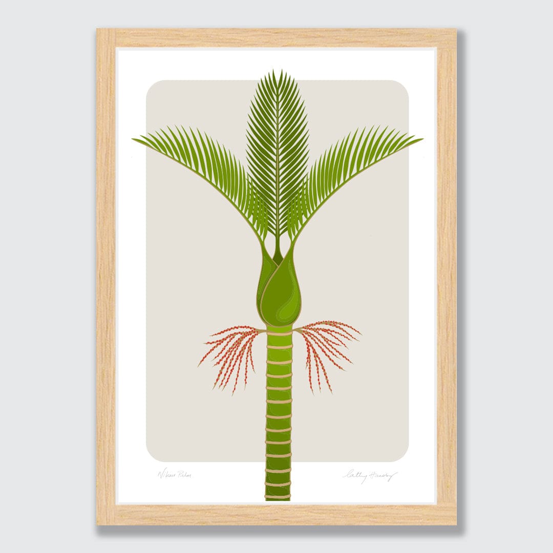Nikau Art Print by Cathy Hansby