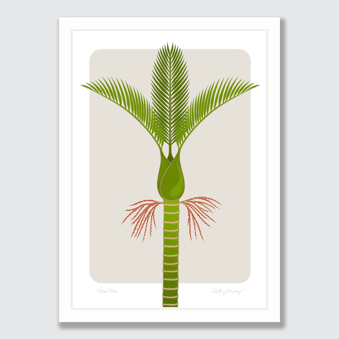 Nikau Art Print by Cathy Hansby