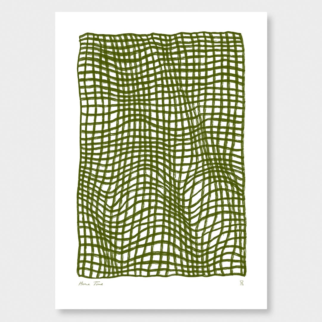 Olive Throw Art Print by Home Time