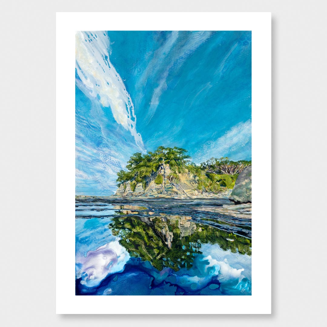 Omaha Heads Art Print by Jamie Larnach