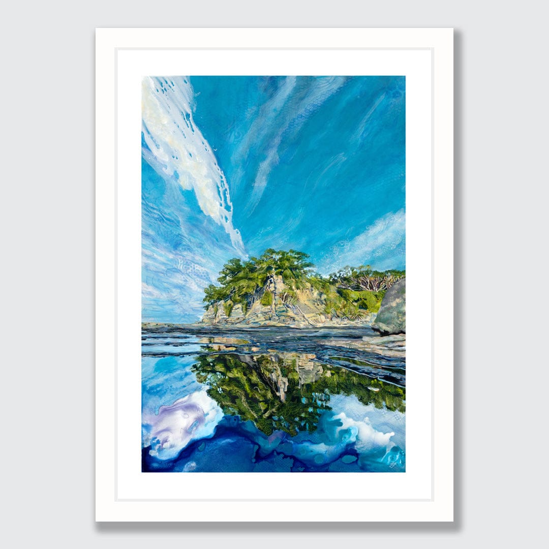 Omaha Heads Art Print by Jamie Larnach