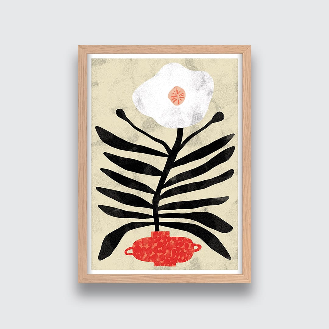 Orquide Art Print by Agustina Shuan