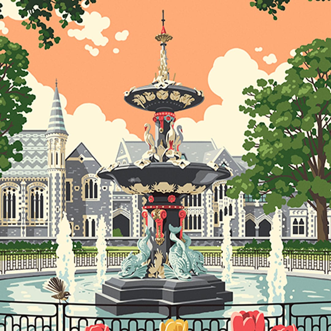 Ōtautahi Art Print by Ross Murray