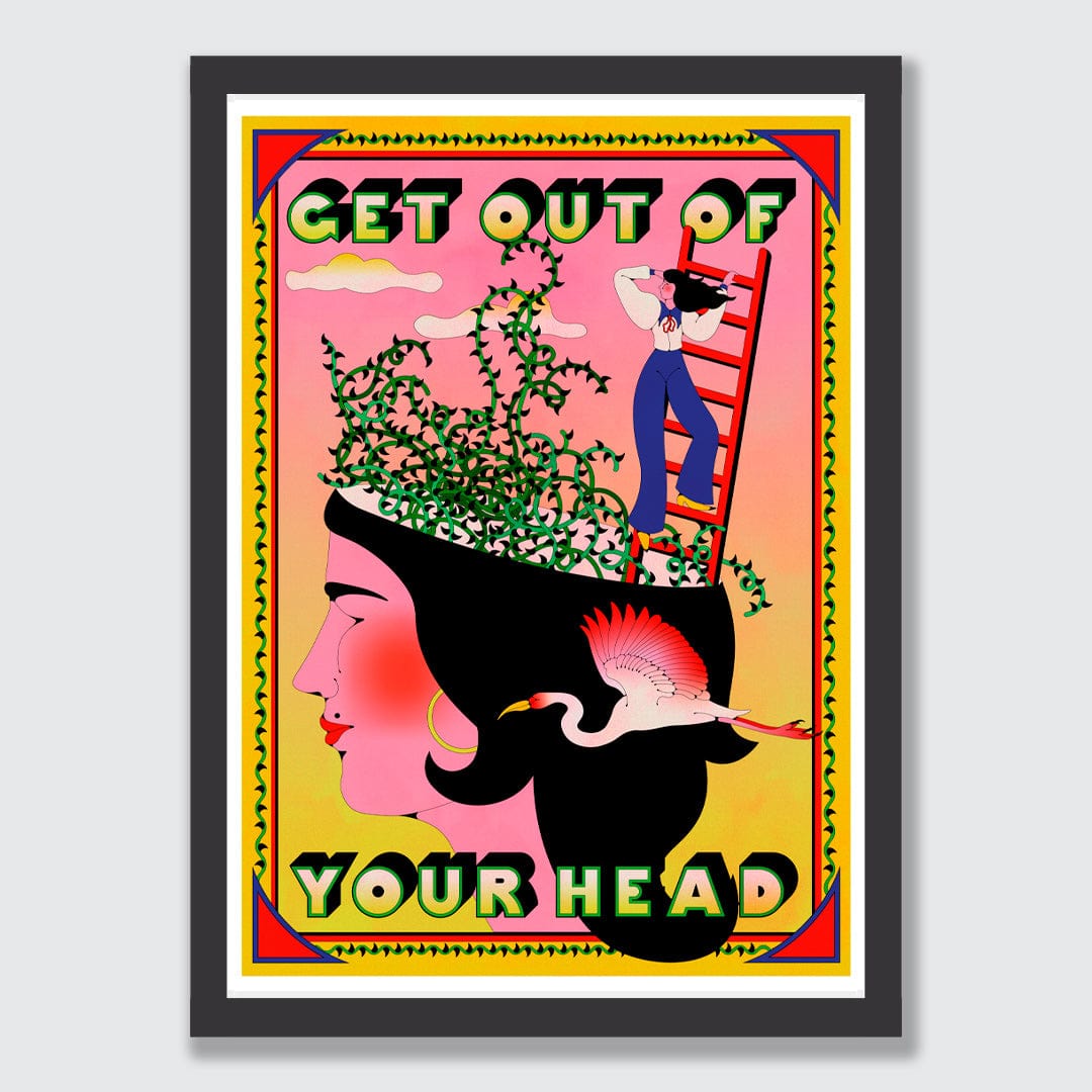 Out of Your Head Art Print by Francesca Melis