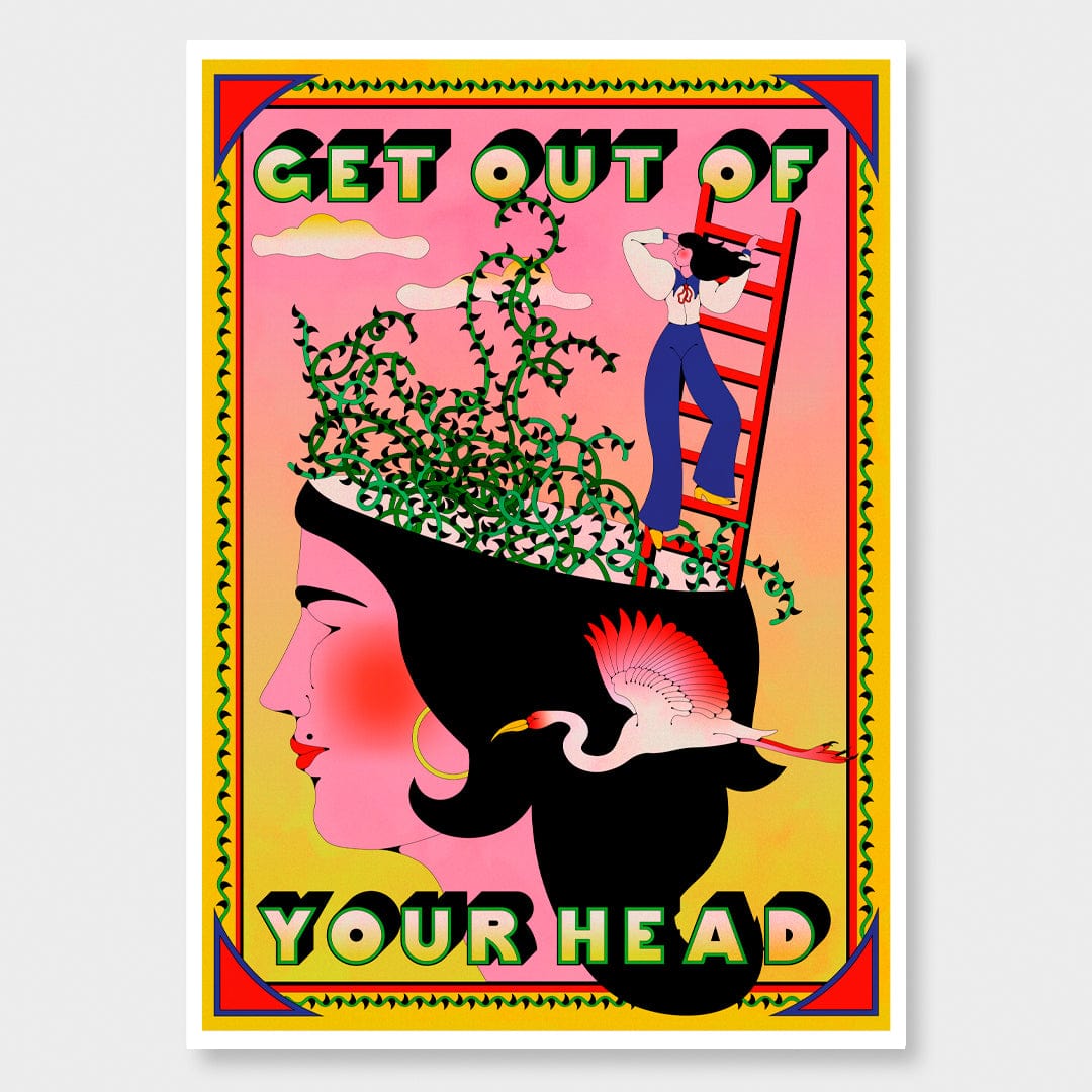Out of Your Head Art Print by Francesca Melis