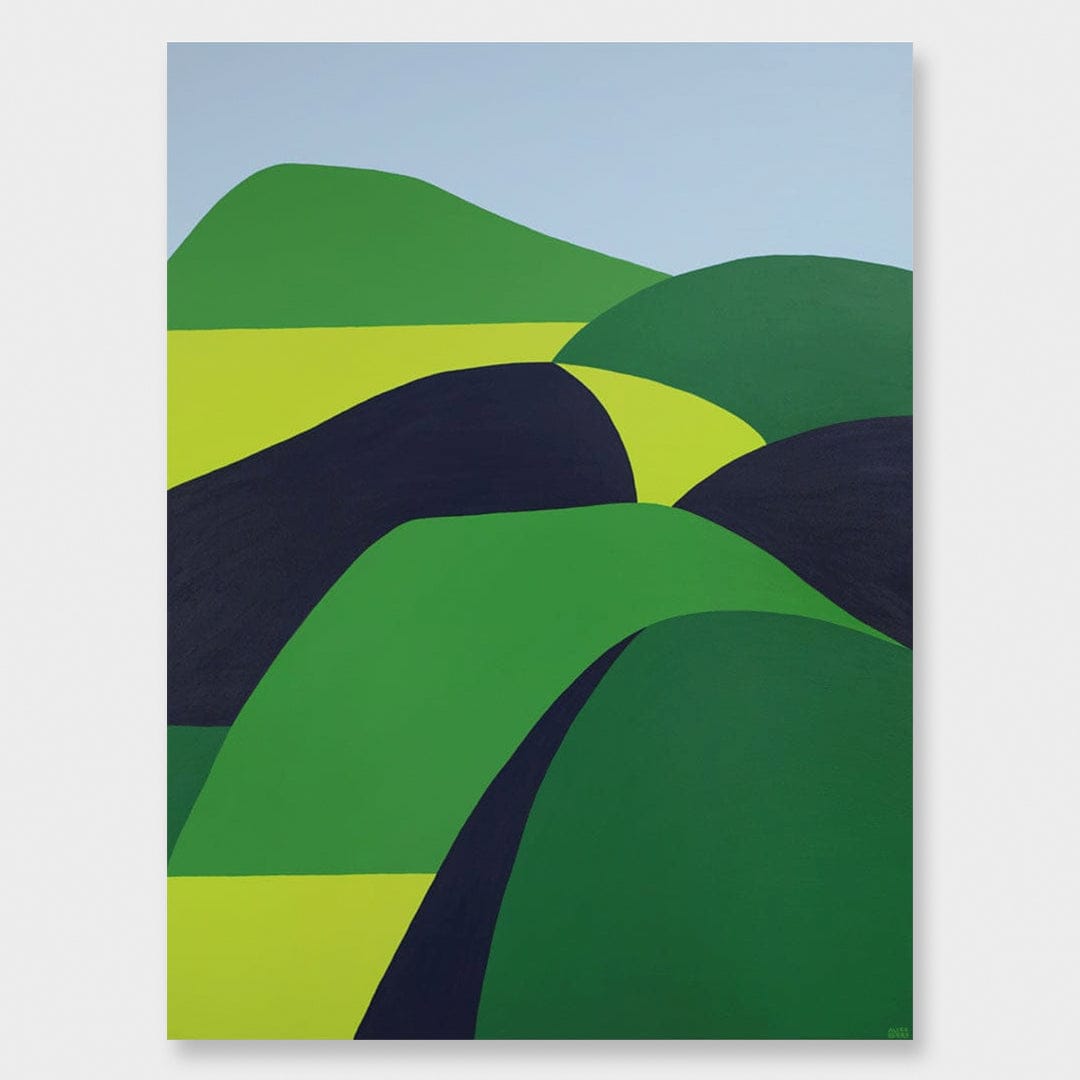 Over The Hill and Far Away Original Painting by Alice Berry