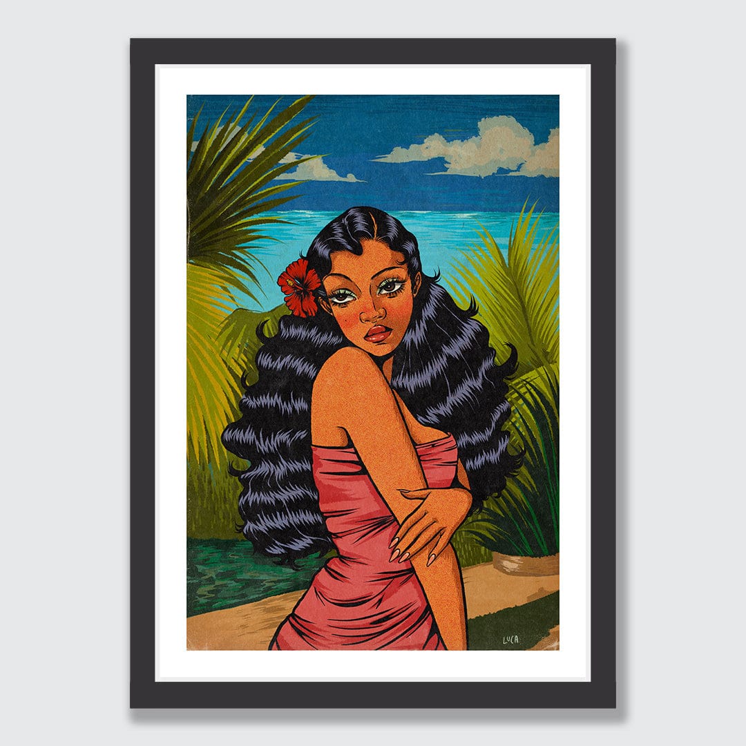 Paame Art Print by Luca Tu'avao Walton