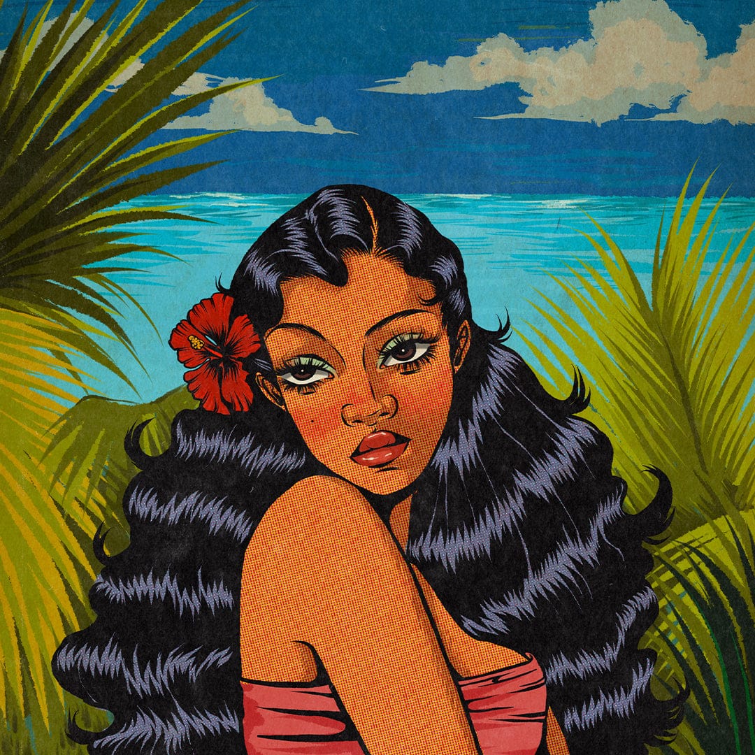 Paame Art Print by Luca Tu'avao Walton