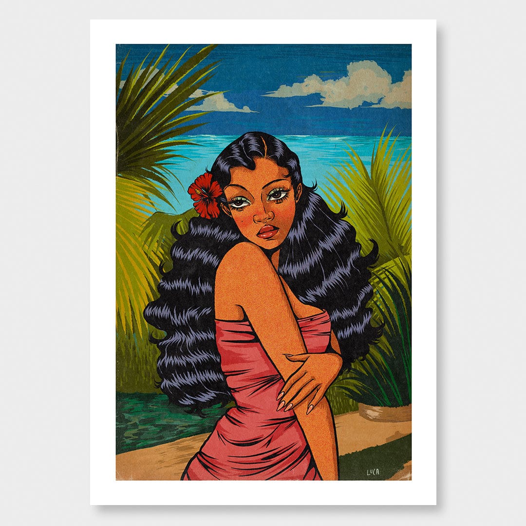 Paame Art Print by Luca Tu'avao Walton