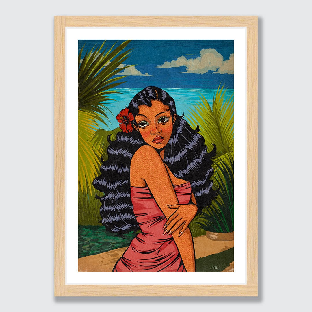 Paame Art Print by Luca Tu'avao Walton