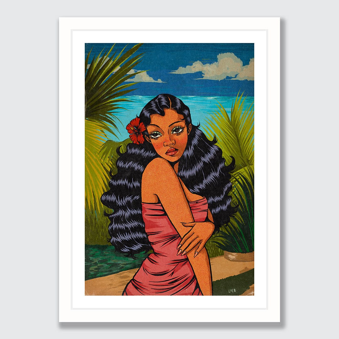 Paame Art Print by Luca Tu'avao Walton