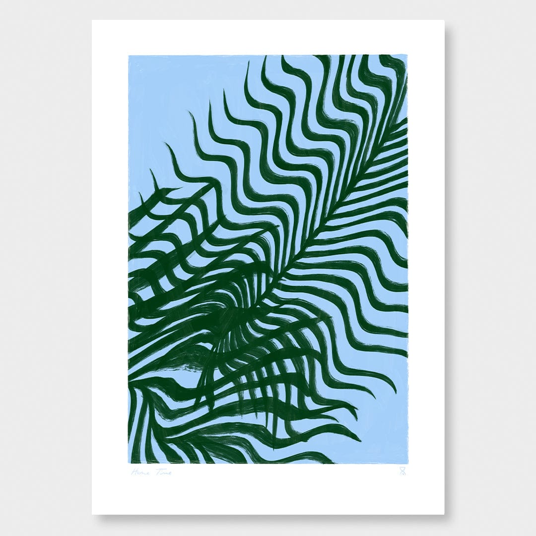Palm Reflections II Art Print by Home Time