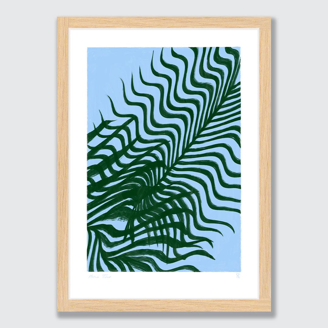 Palm Reflections II Art Print by Home Time