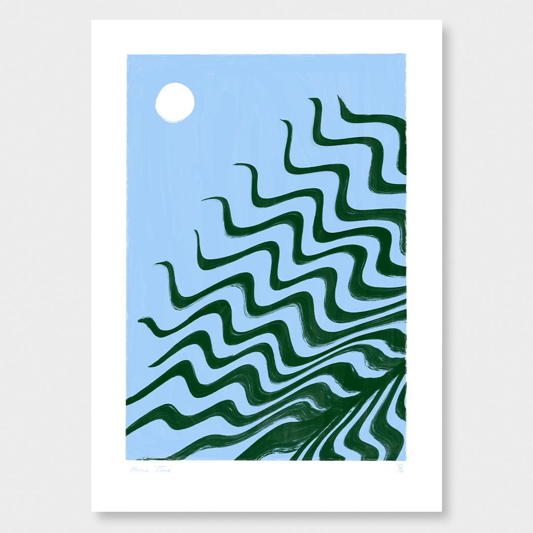 Palm Reflections I Art Print by Home Time