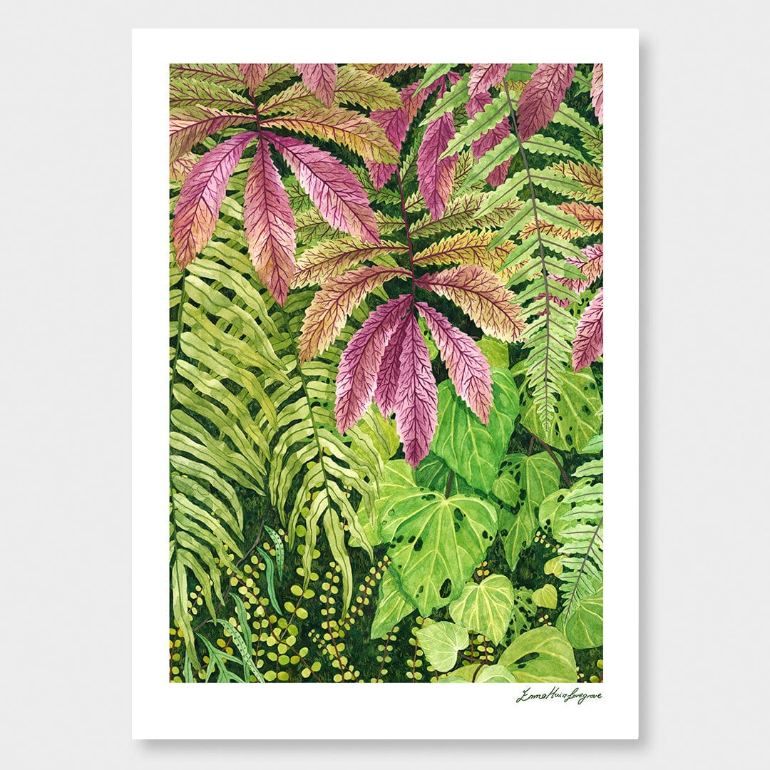 Parataniwha Art Print by Emma Huia Lovegrove