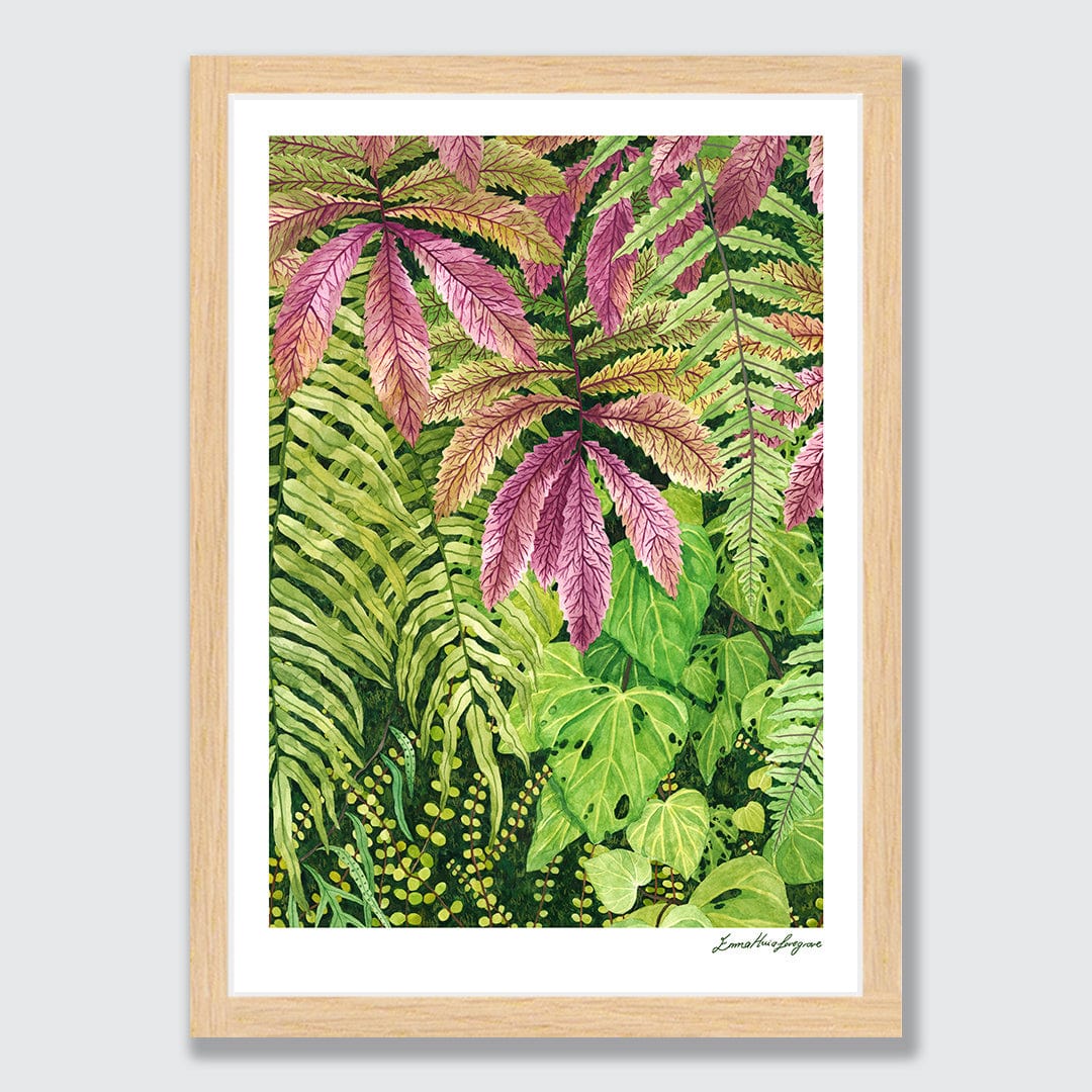 Parataniwha Art Print by Emma Huia Lovegrove