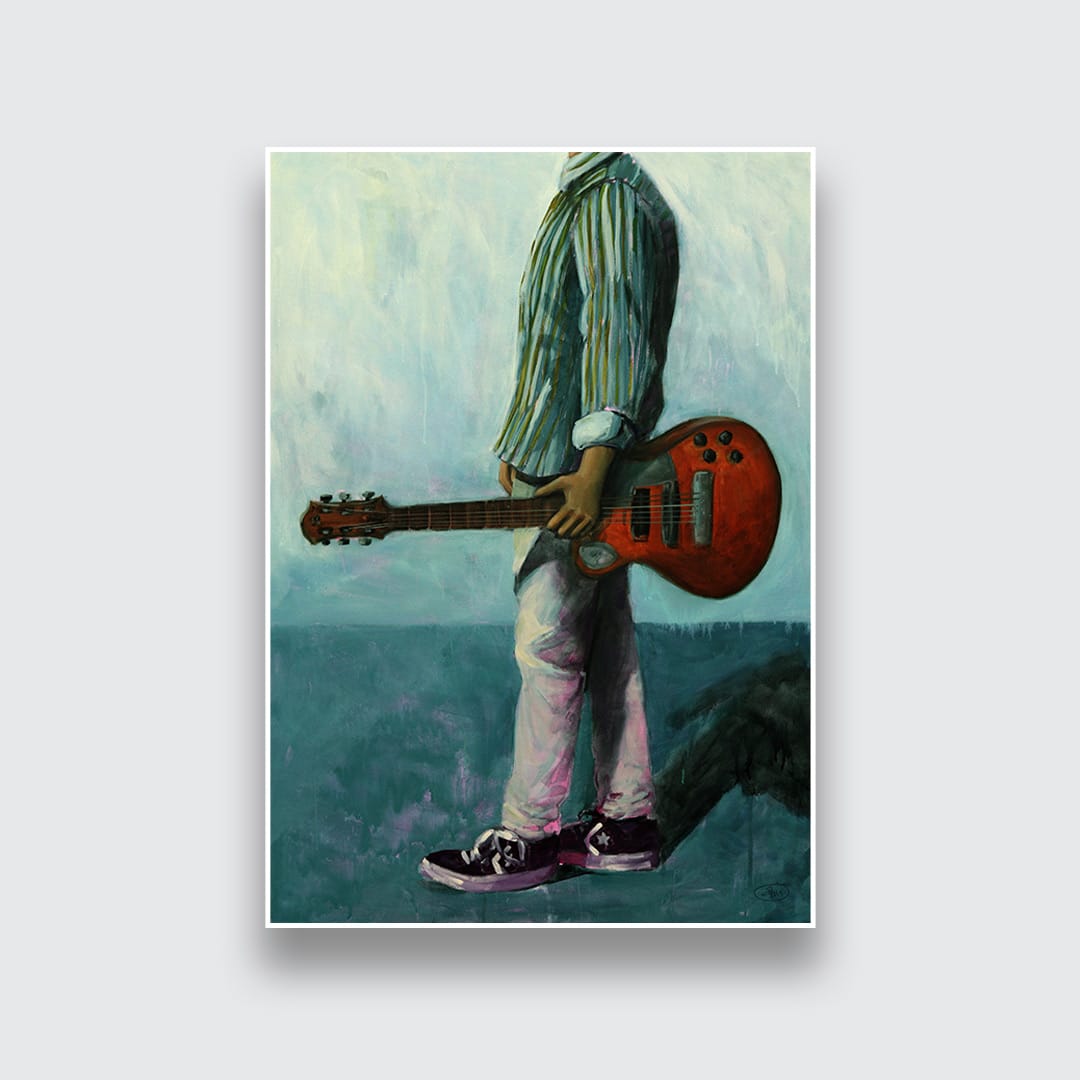 Part Time Rockstar Art Print by Abbey Merson
