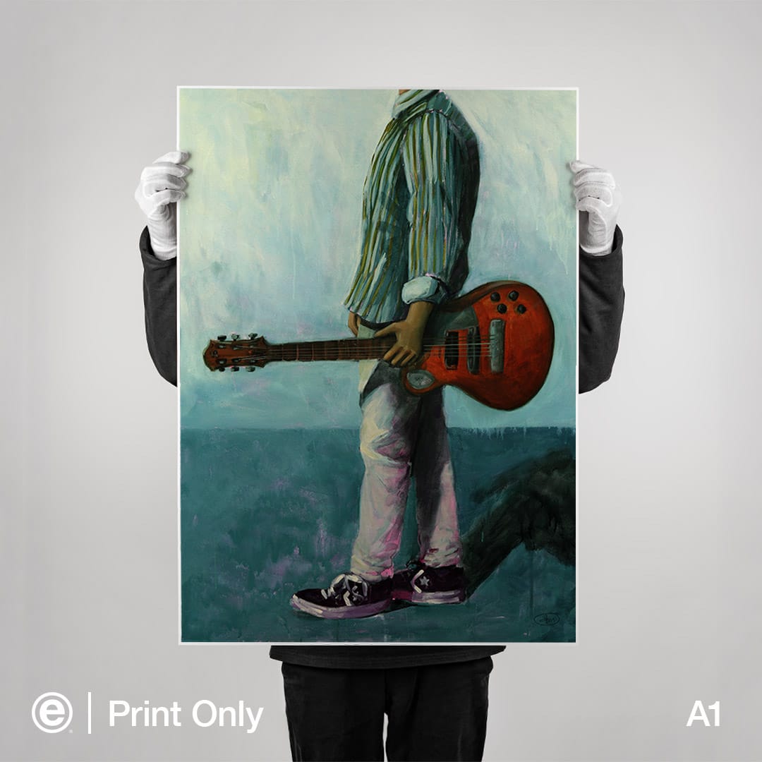 Part Time Rockstar Art Print by Abbey Merson