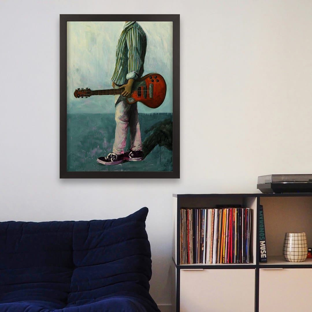 Part Time Rockstar Art Print by Abbey Merson