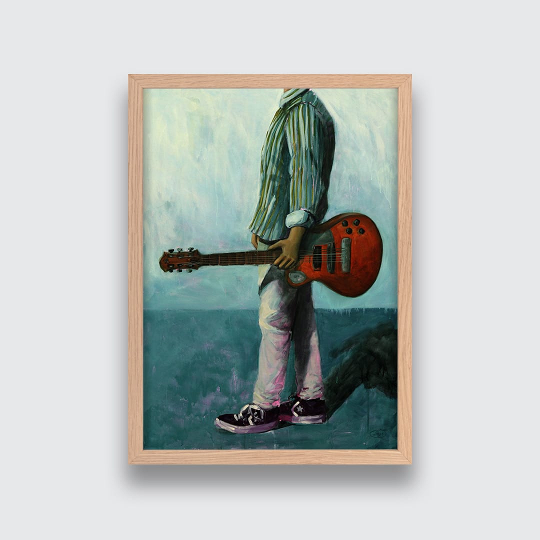 Part Time Rockstar Art Print by Abbey Merson
