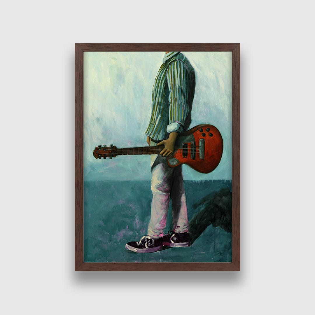 Part Time Rockstar Art Print by Abbey Merson