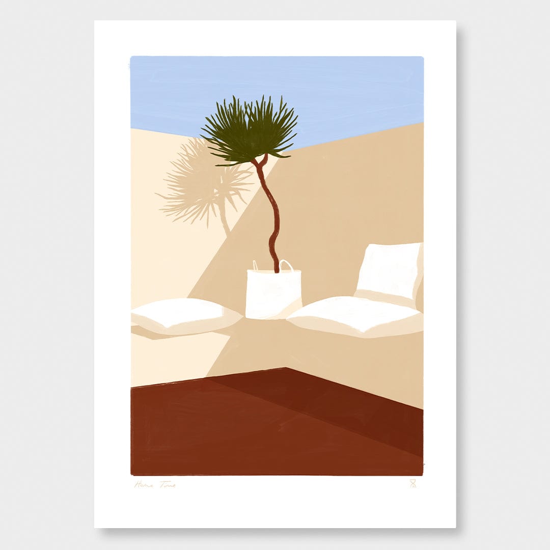 Patio Corner Art Print by Home Time