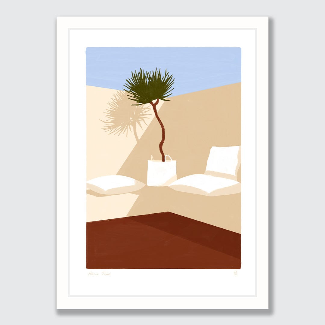 Patio Corner Art Print by Home Time