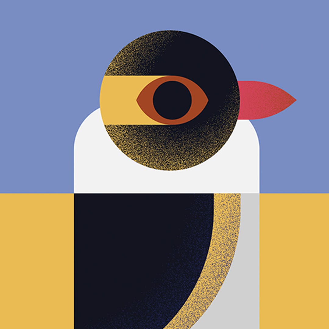 Penguin Art Print by Beth Xia