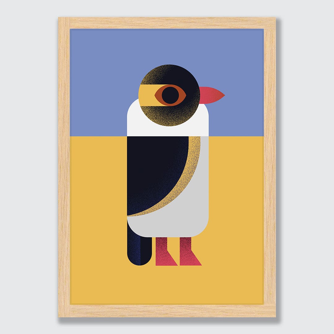 Penguin Art Print by Beth Xia