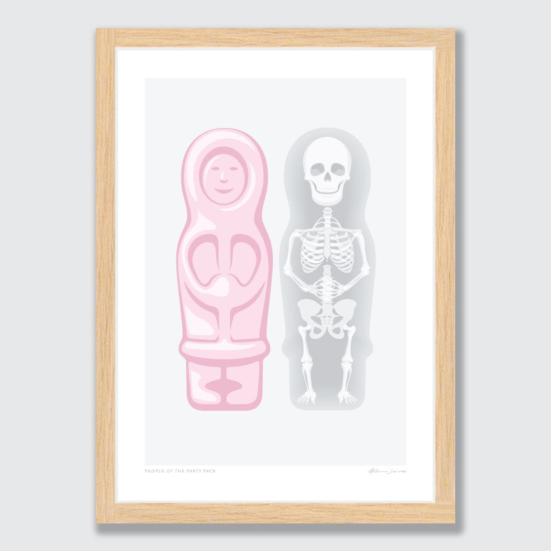 People of the Party Pack Art Print by Glenn Jones