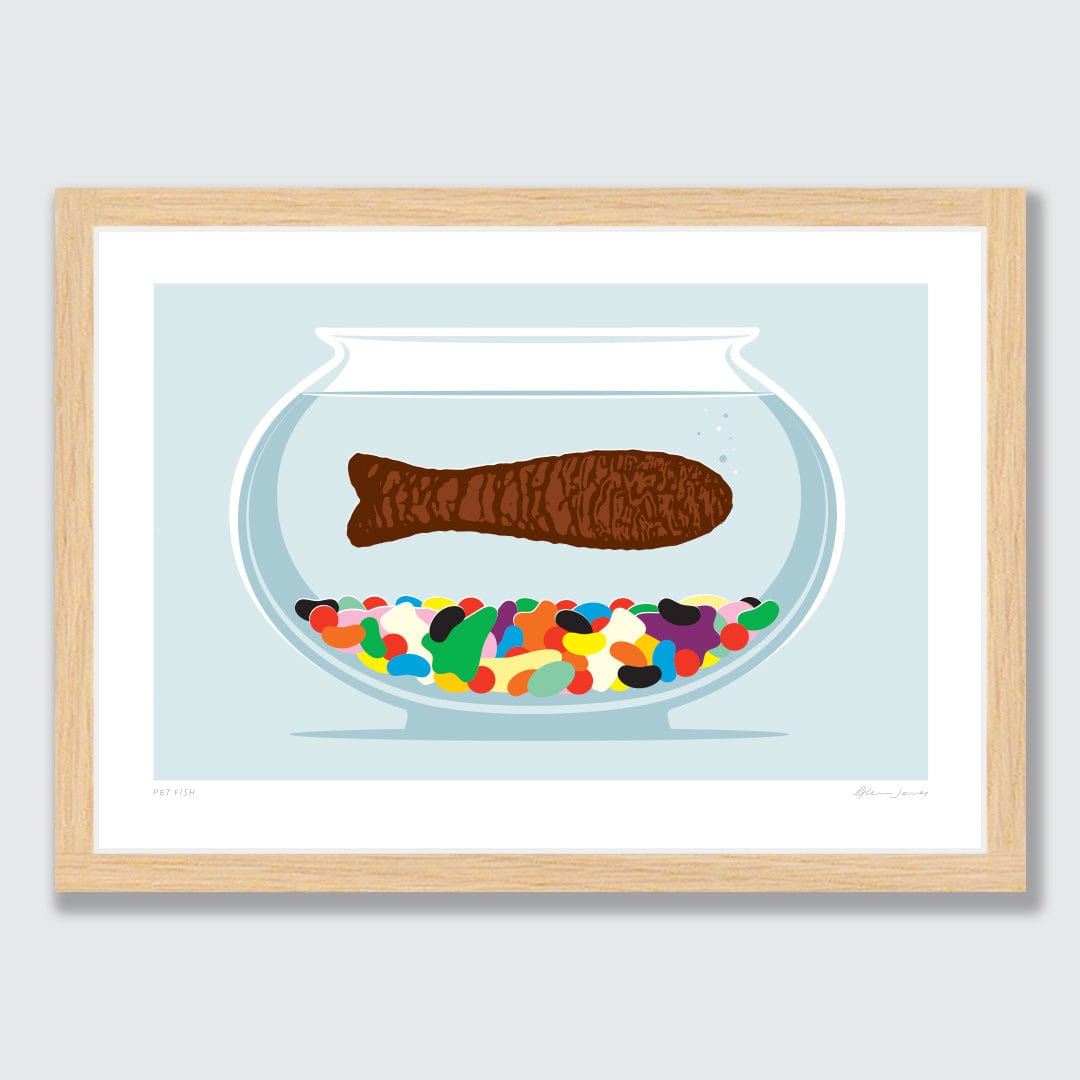 Pet Fish Art Print by Glenn Jones
