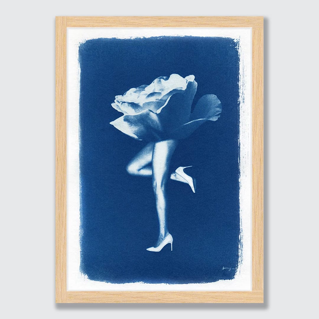 Phantasmagoria 01 Rose Limited Edition Cyanotype by Sophia Jenny