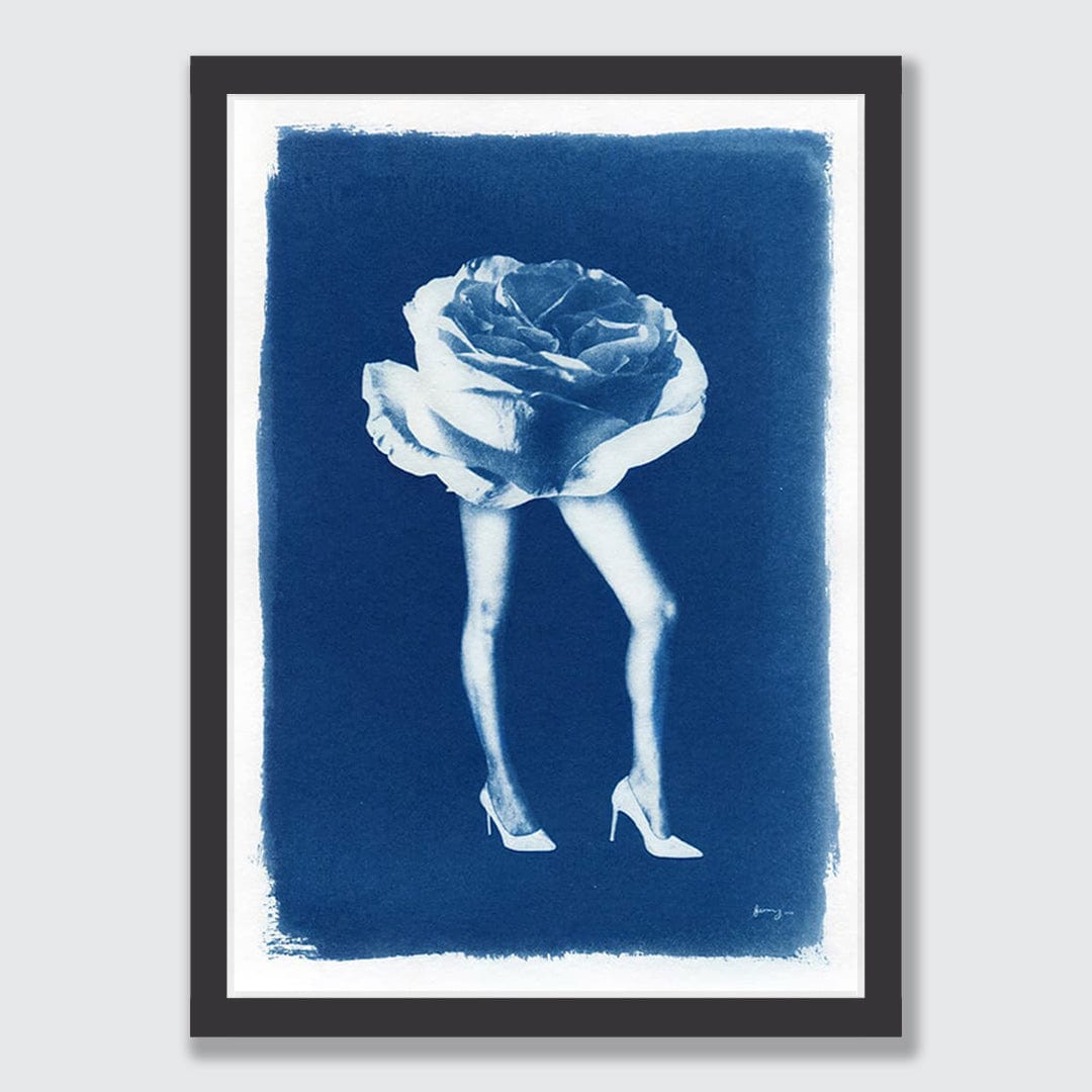 Phantasmagoria 05 Rose Limited Edition Cyanotype by Sophia Jenny