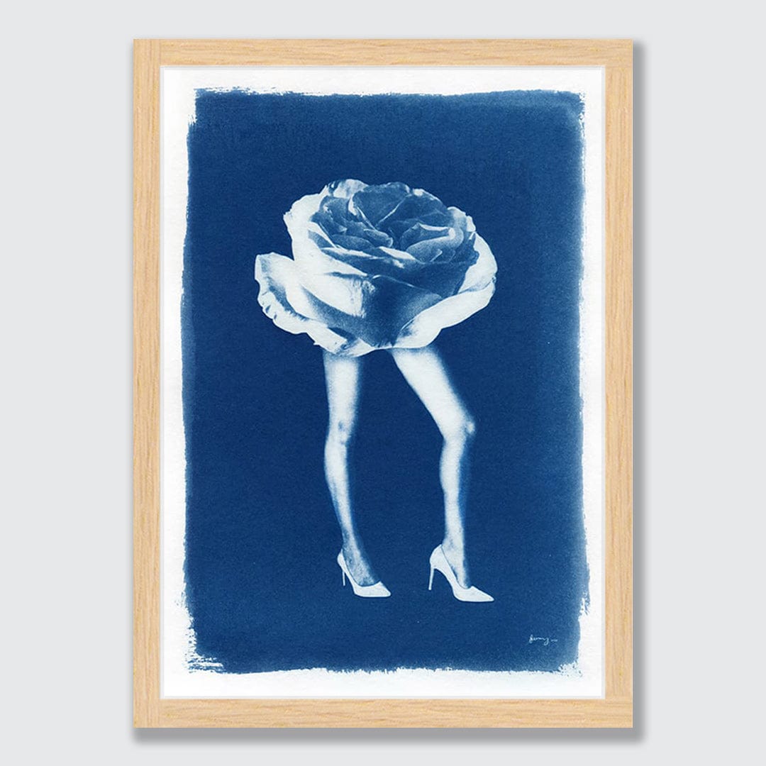 Phantasmagoria 05 Rose Limited Edition Cyanotype by Sophia Jenny