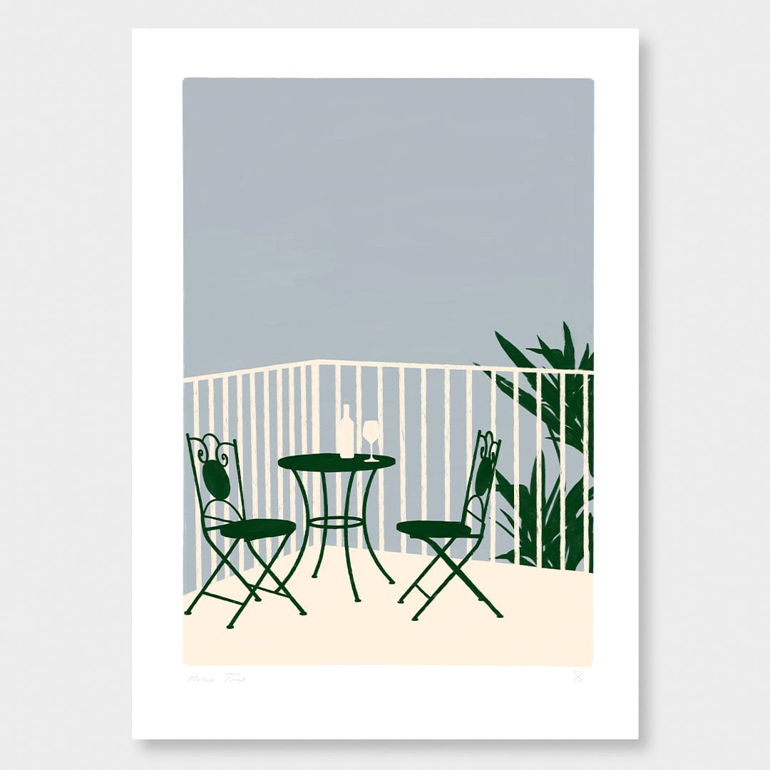 Port on the Porch Art Print by Home Time