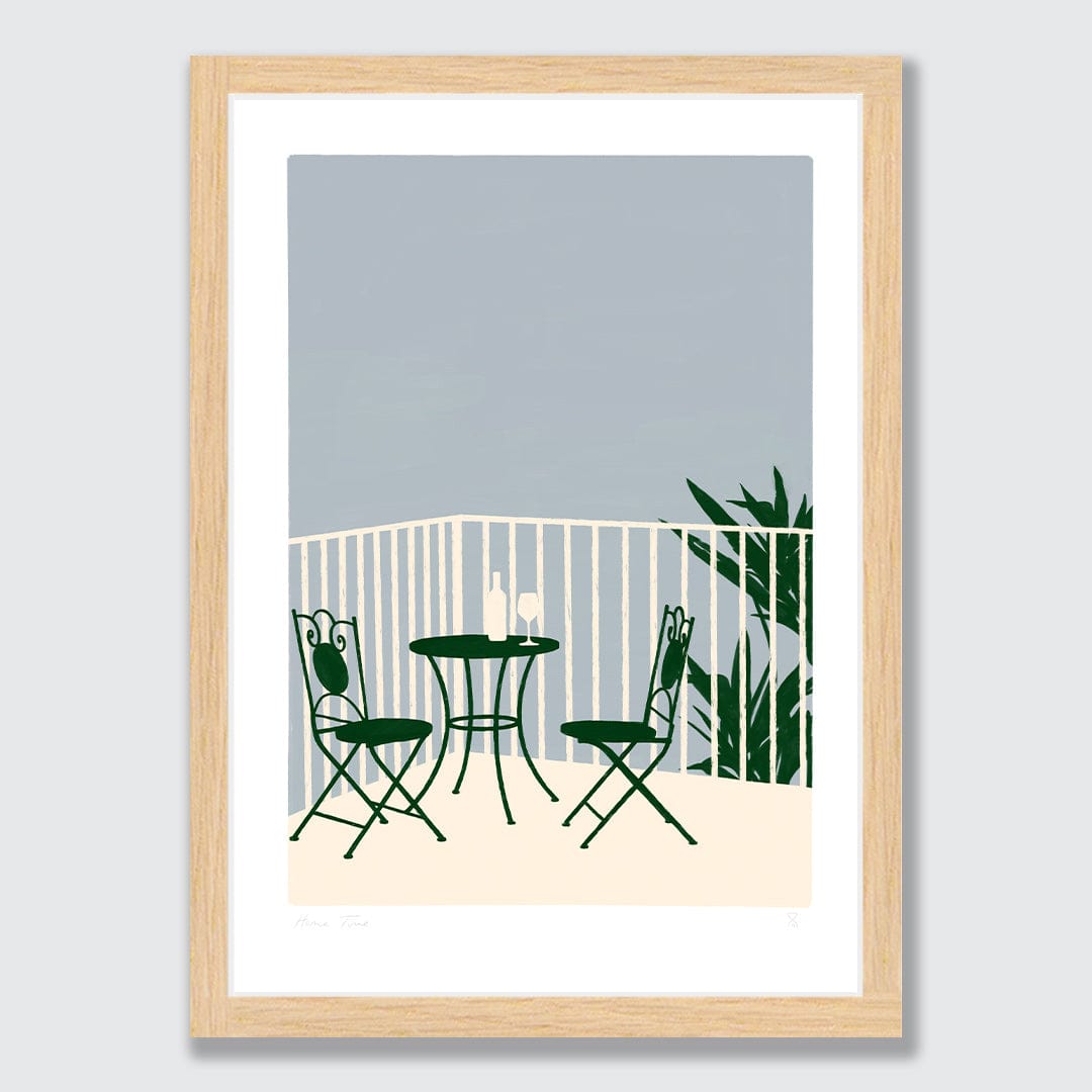 Port on the Porch Art Print by Home Time