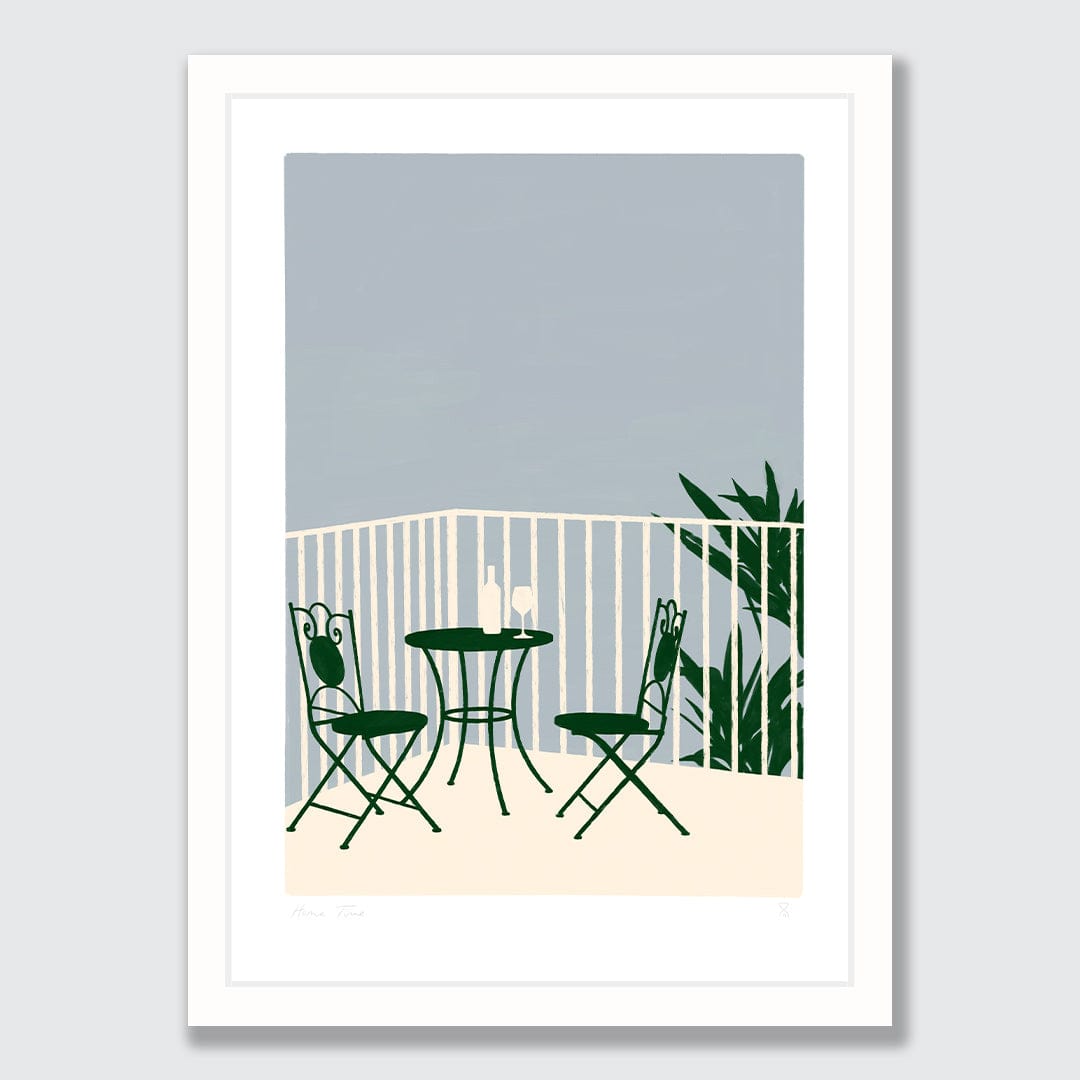 Port on the Porch Art Print by Home Time