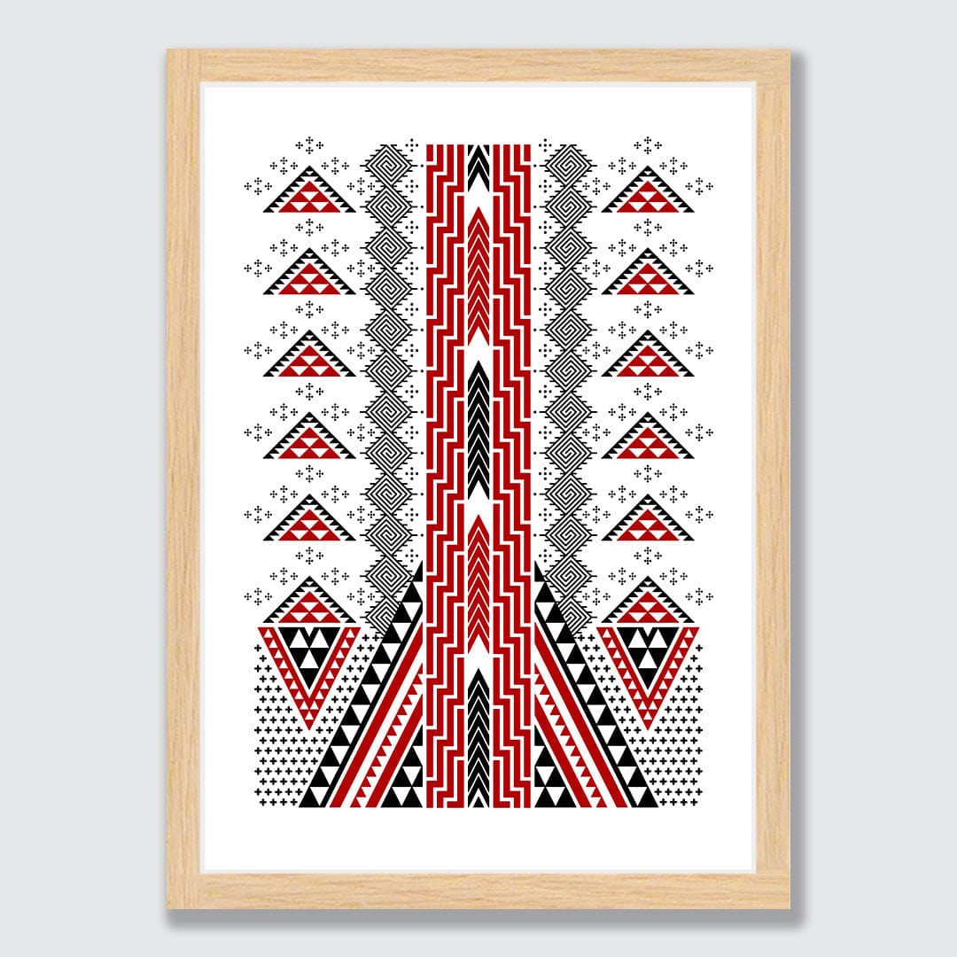 Poutama Limited Edition Art Print by Manawa Tapu (Tristan Marler)