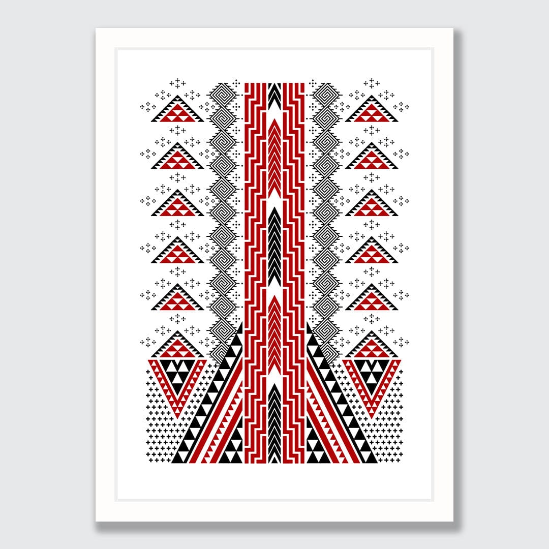 Poutama Limited Edition Art Print by Manawa Tapu (Tristan Marler)