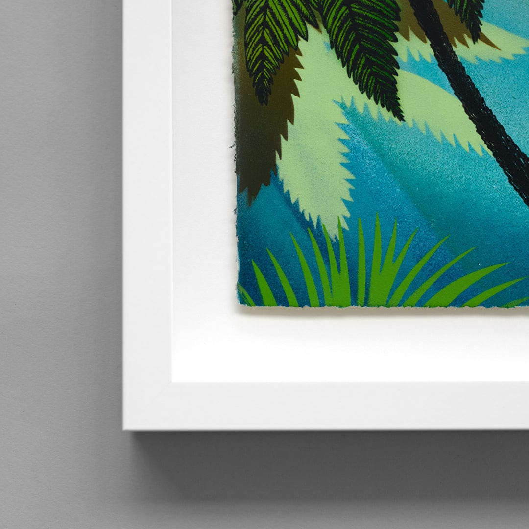 Punga and a Hawaiian Shirt #3 Original Artwork by Daniel Tippett