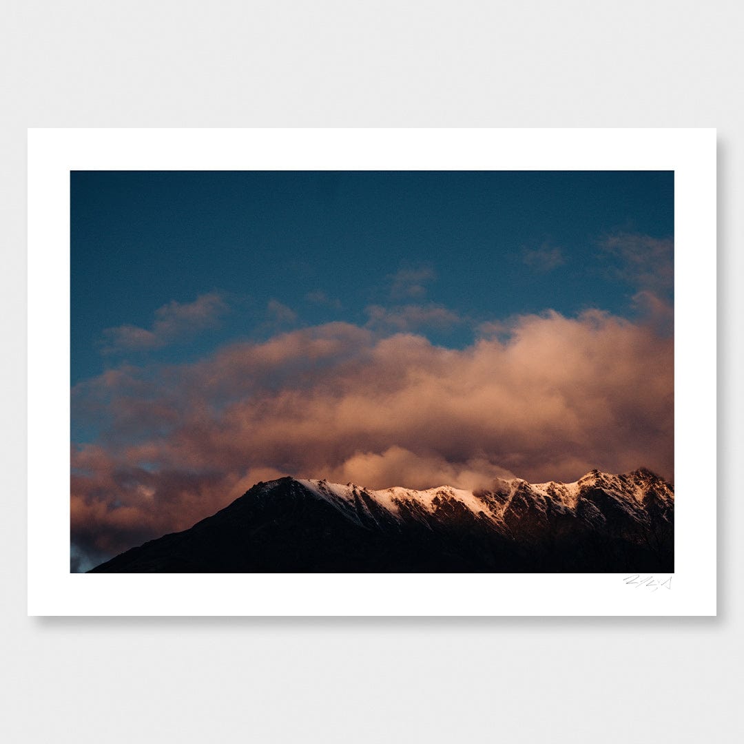 Remarkables in Twilight Glow Art Print by Jessica Higueras