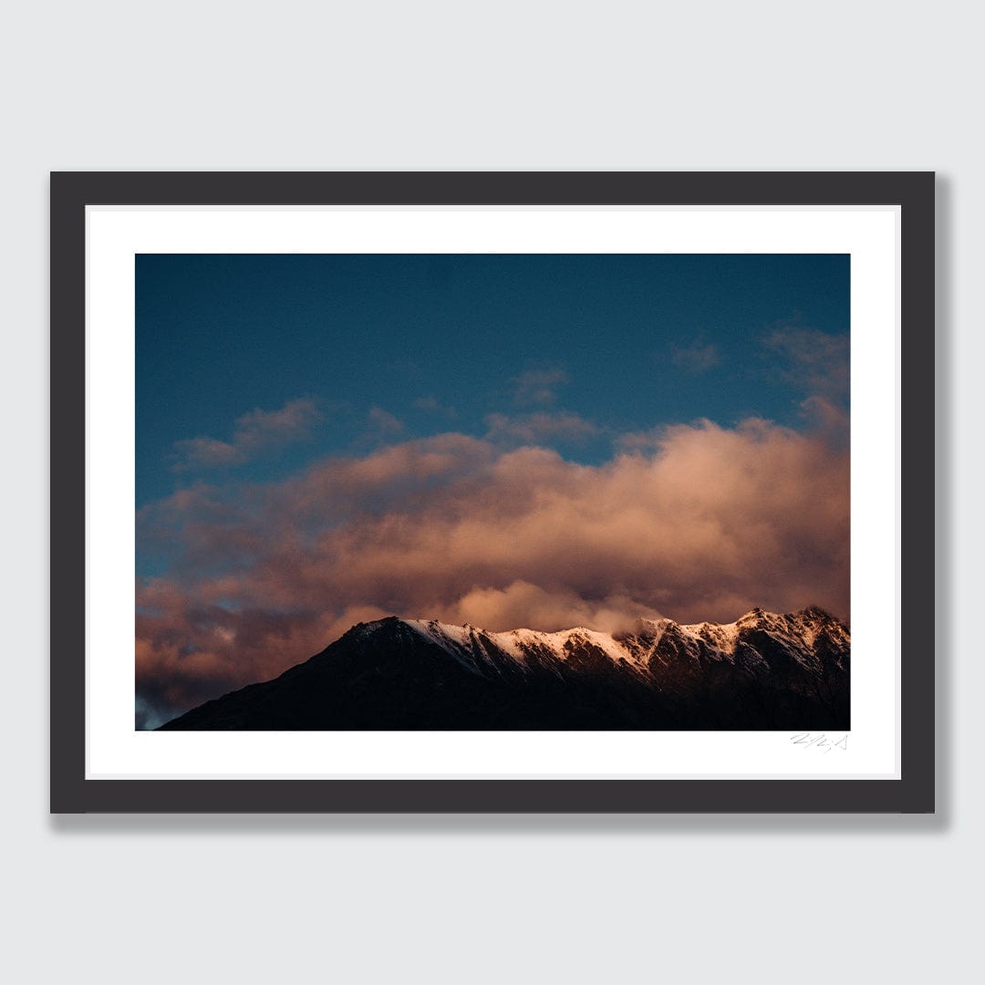 Remarkables in Twilight Glow Art Print by Jessica Higueras