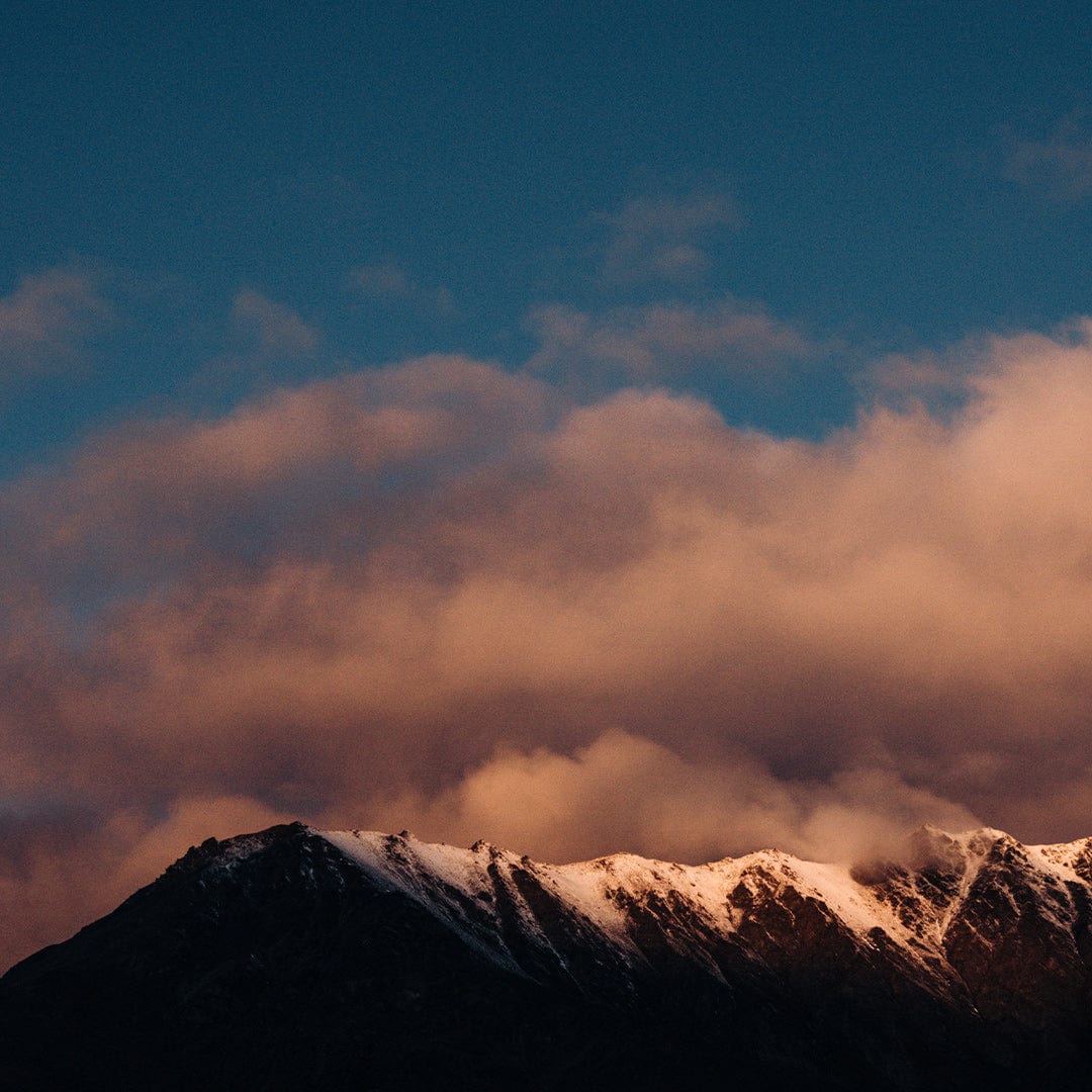Remarkables in Twilight Glow Art Print by Jessica Higueras