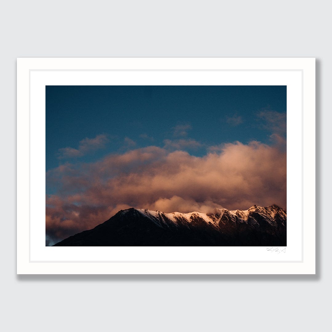 Remarkables in Twilight Glow Art Print by Jessica Higueras