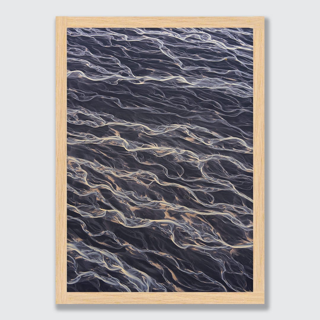 River Script Photographic Print by Emma Willetts
