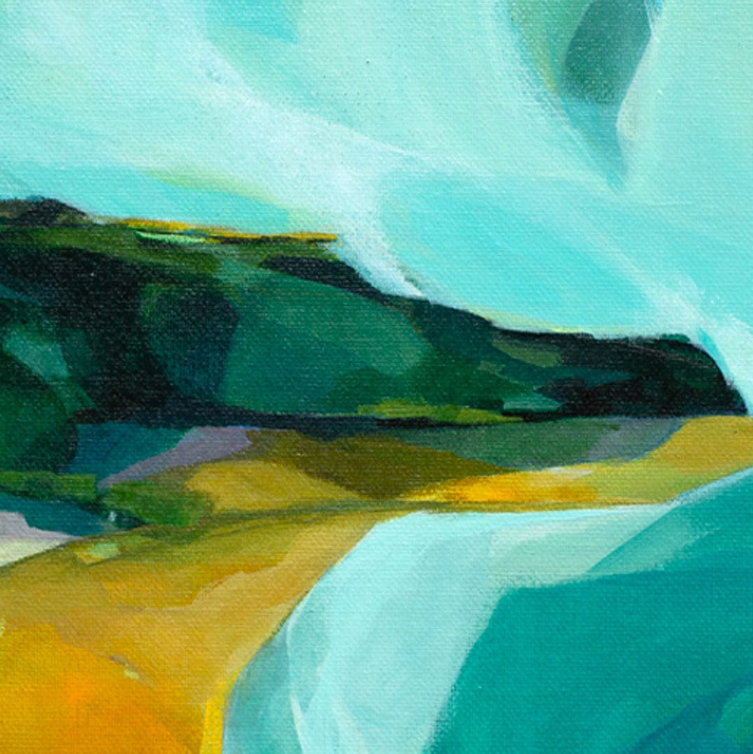 River and Shores Original Painting by Holly Roach